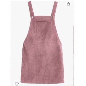 Women's Straps A-line Corduroy Pinafore